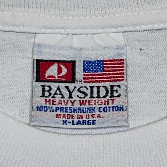 VTG 4th Of July Shirt Jonathan Adult Extra Large White Short Sleeve MADE IN USA - Picture 4 of 11